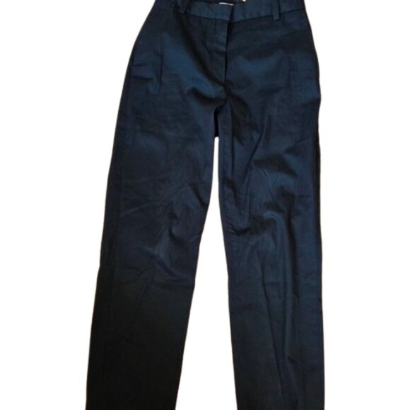 Aritzia Babaton Pants 2 Black Pursuit 2 High-rise Twill Flat-Front Trouser - Picture 1 of 12